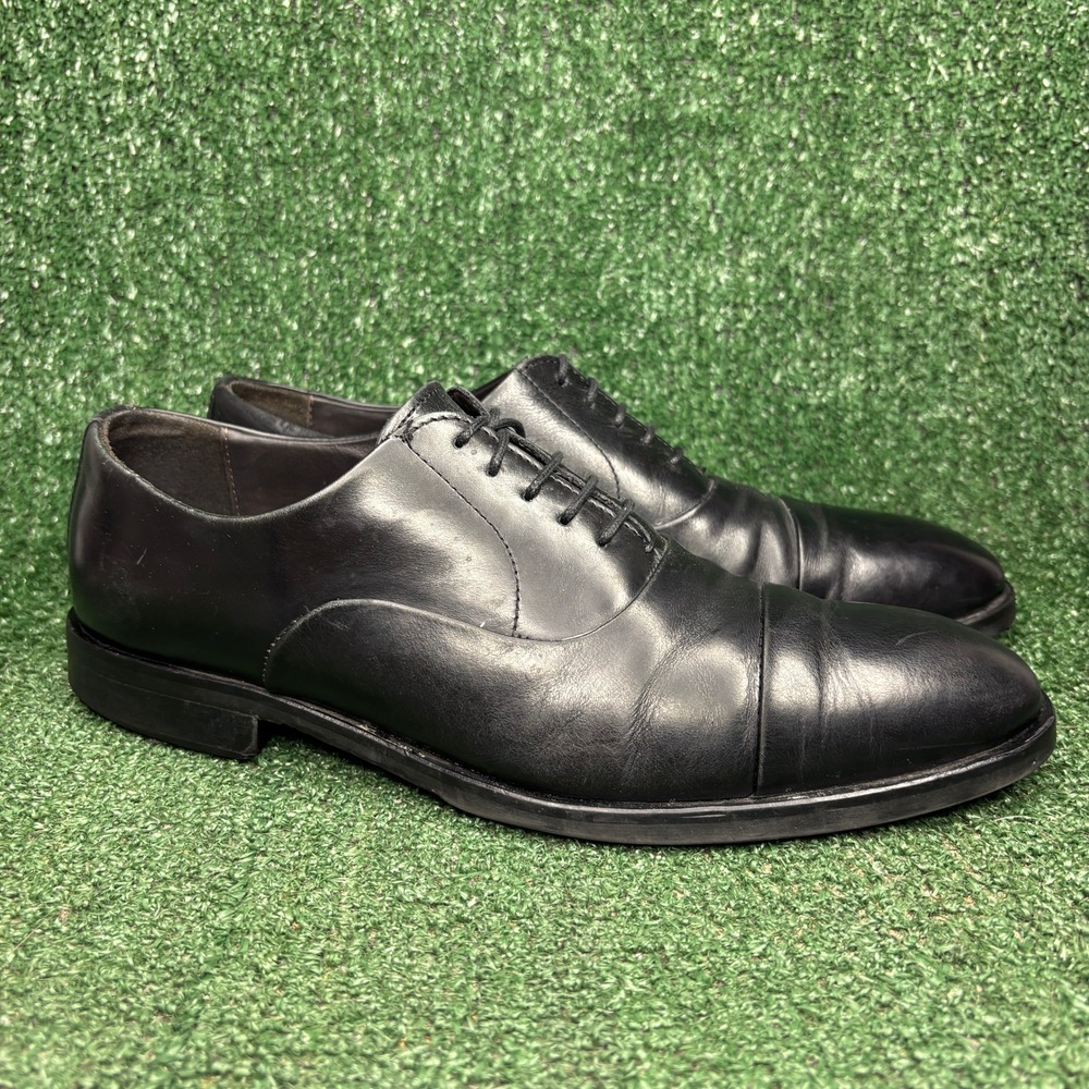 To Boot New York Adam Derrick Cap Toe Leather Formal Oxford Black Mens Size 11